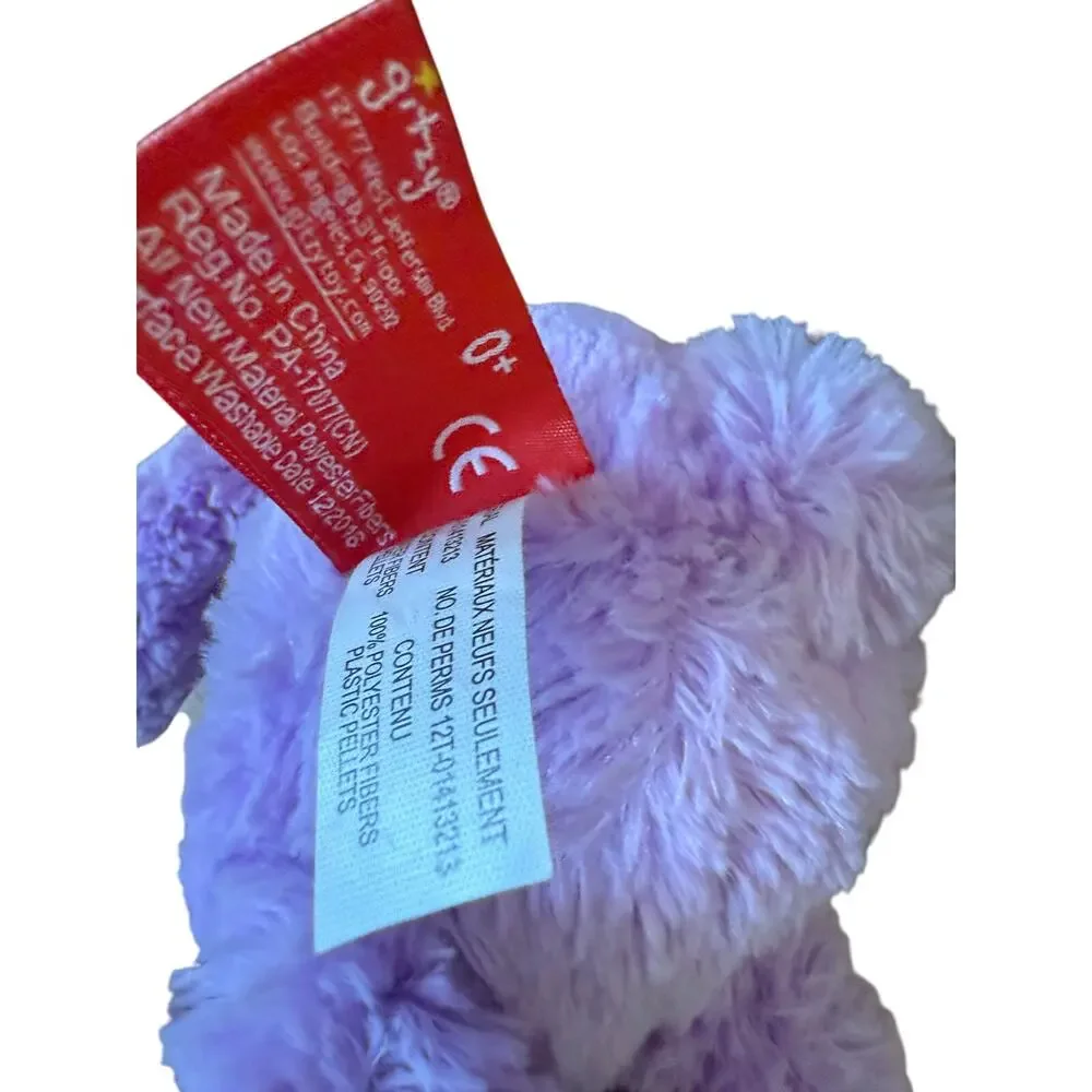 Gitzy lilac purple stuffed bunny plush‎